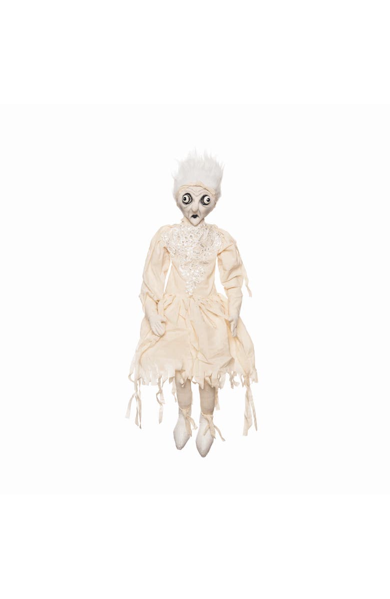 Gallerie II Gert Ghost Joe Spencer Gathered Traditions Soft Art Doll Fall Autumn Halloween Harvest Figure Figurine, Main, color, White