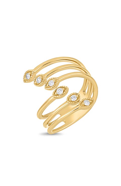 Icon Diamond Stack Ring