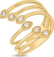 Bony Levy 18K Gold Icon Diamond Stackable Ring (Online Trunk Show)