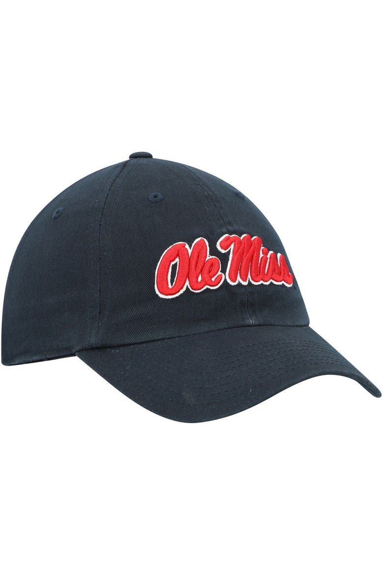 Men's '47 Navy Ole Miss Rebels Vintage Clean Up Adjustable Hat, Alternate, color, Navy