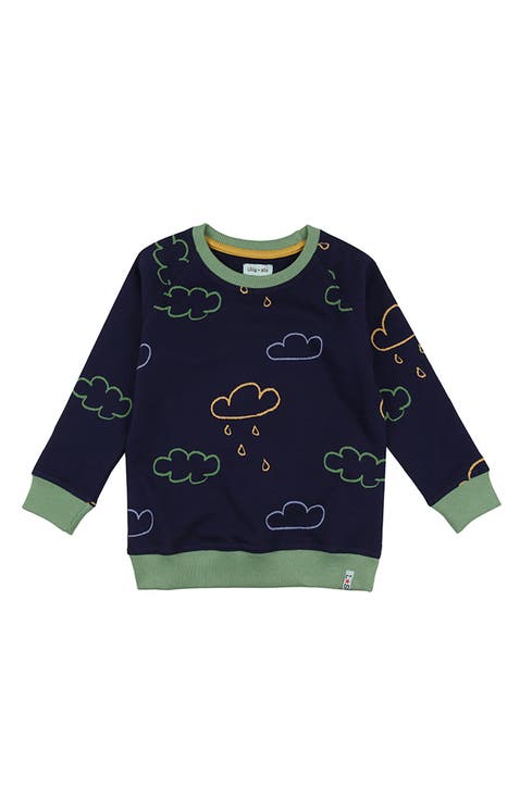 Organic Cotton Weather Print Sweatshirt (Little Kid, Toddler)