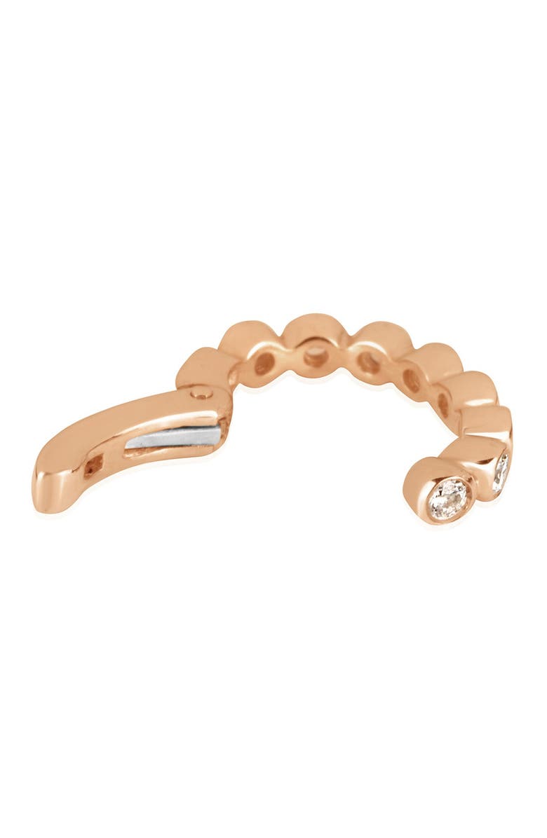 CENTRAL PARK Single Row Bezel Cuff Earring, Alternate, color,