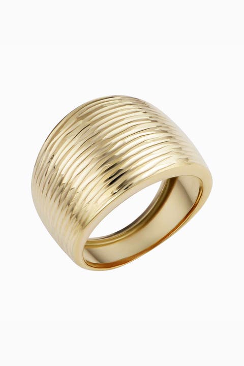 14K Yellow Gold Dinner Party Ring