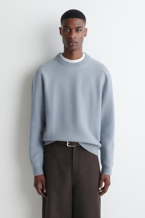 Boiled Merino Wool Crew-Neck Sweater