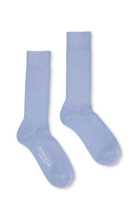 2 Mid-Length Lisle Cotton Socks
