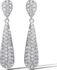 Jessica Simpson Crystal Drop Earrings