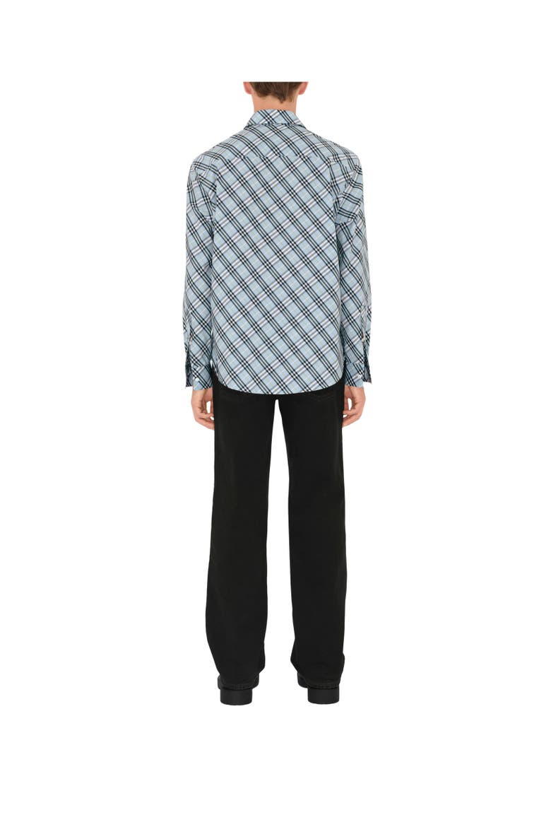 Relaxed Fit Striped Cotton Shirt, Alternate, color, Breeze