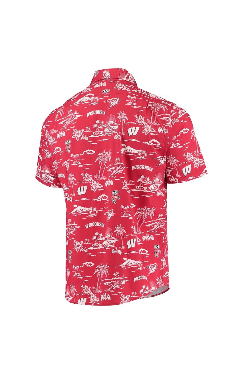 Reyn Spooner Men's Reyn Spooner Red Wisconsin Badgers Classic Button-Down Shirt, Alternate, color, Red