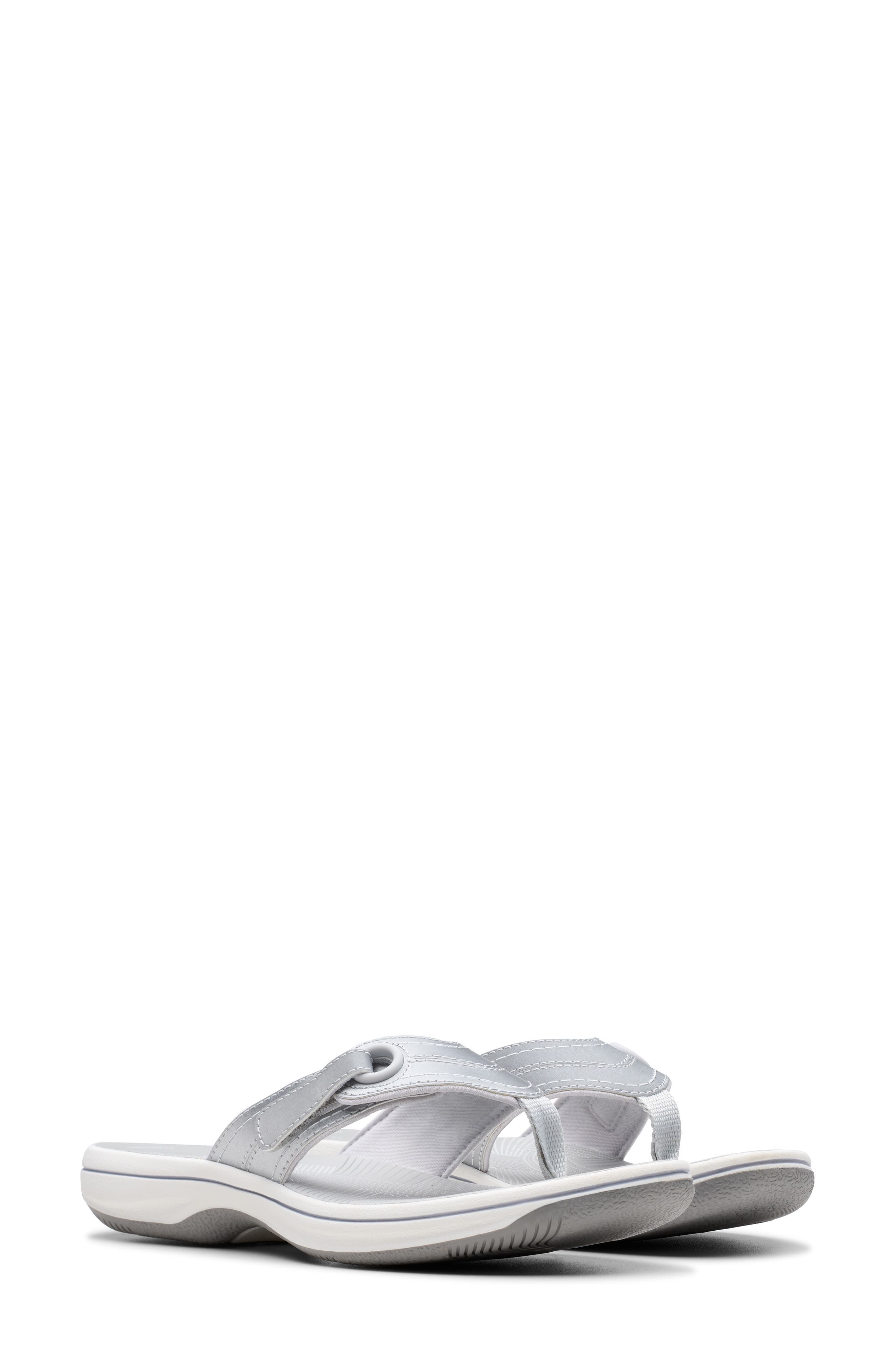 Breeze Reyna Flip Flop, Alternate, color, SILVER