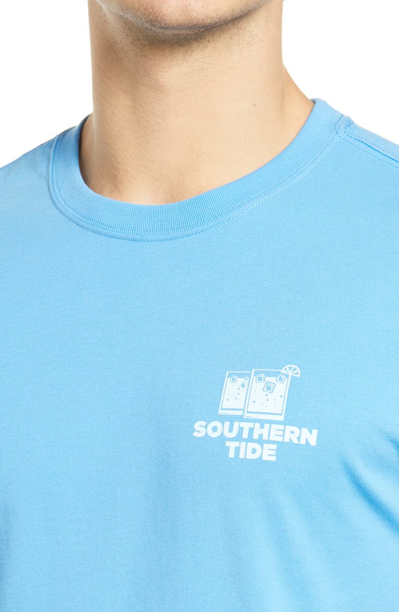 Southern Tide Skipjack Happy Hour Graphic Tee, Alternate, color, 