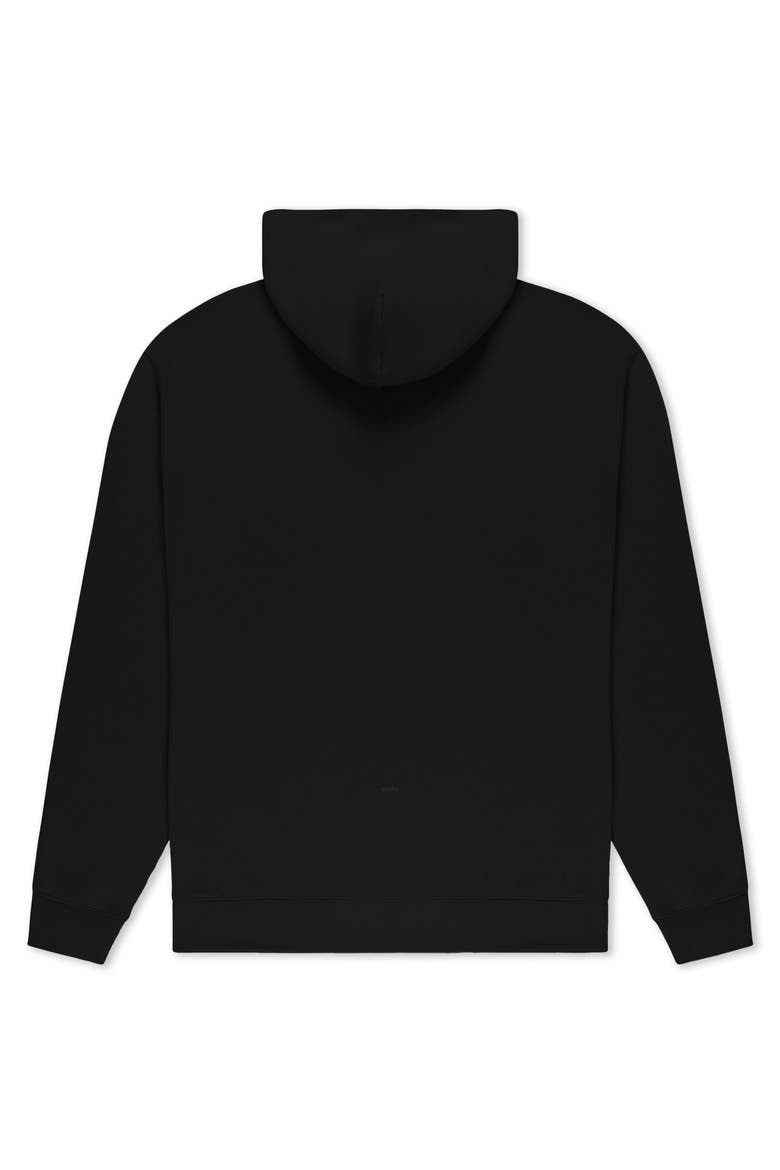 Astronaut Relaxed Midweight Fleece Pullover Hoodie, Alternate, color, Black