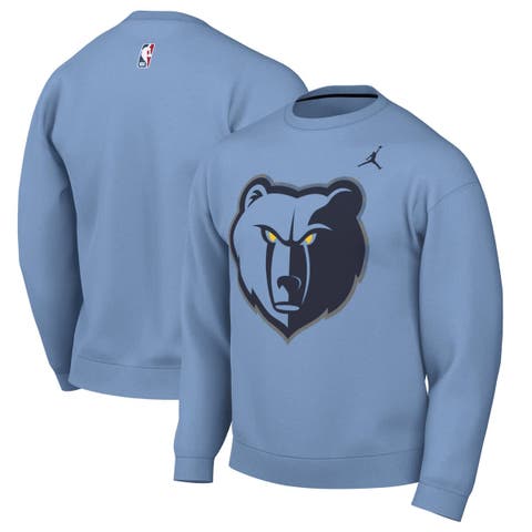 Men's Jordan Brand Light Blue Memphis Grizzlies Statement Edition Sweatshirt
