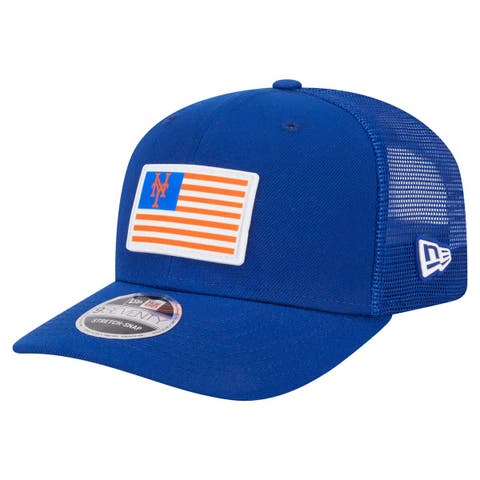 Men's New Era Royal New York Mets Flag 9SEVENTY Stretch-Snap Hat