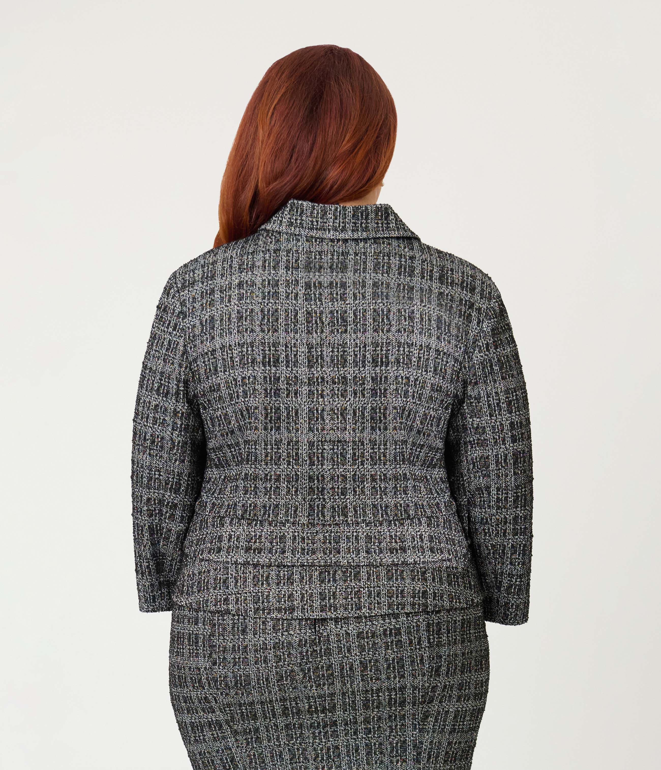Plus Size Boucle Peplum Jacket - image 2