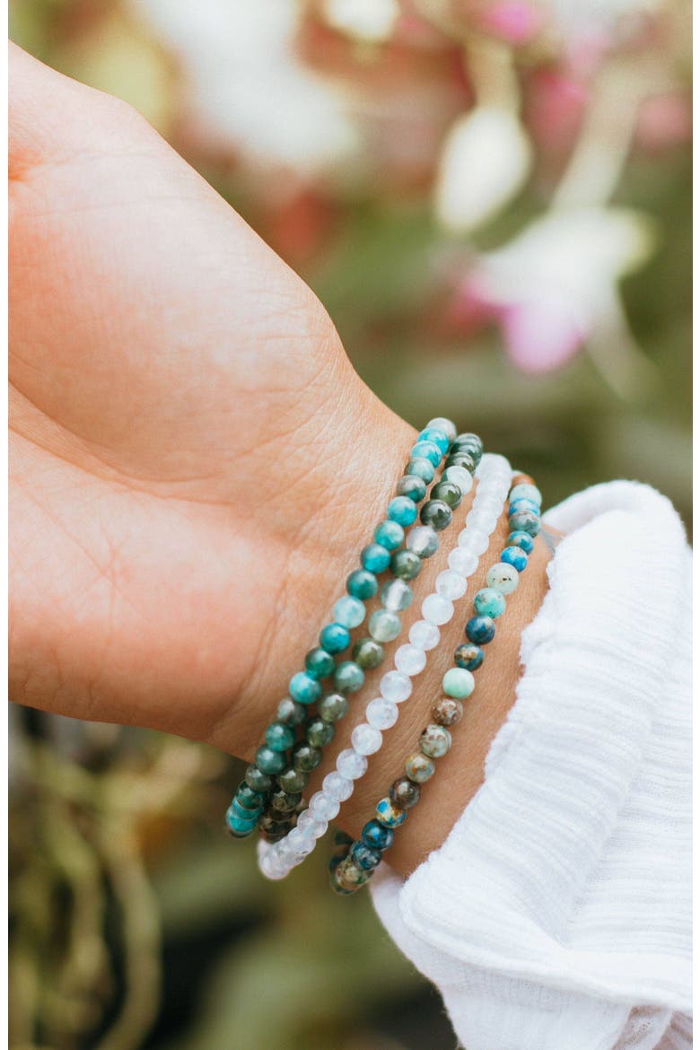 Gemini Bracelet Set, Alternate, color, Blue / Green / White