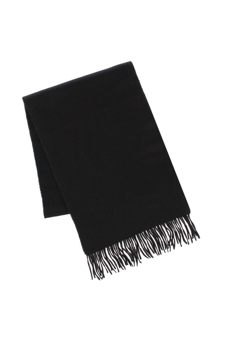 Camden Cashmere Soft and Cozy Neck Scarf, Main, color, Black