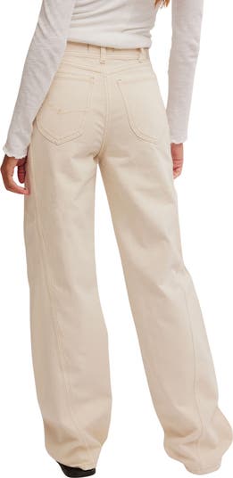 Aster Seamed Relaxed Straight Leg Jeans