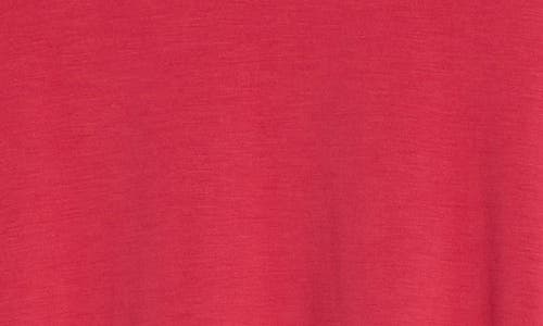 Shop Lucky Brand Sandwash Short Dolman Sleeve Knit Top In Jester Red