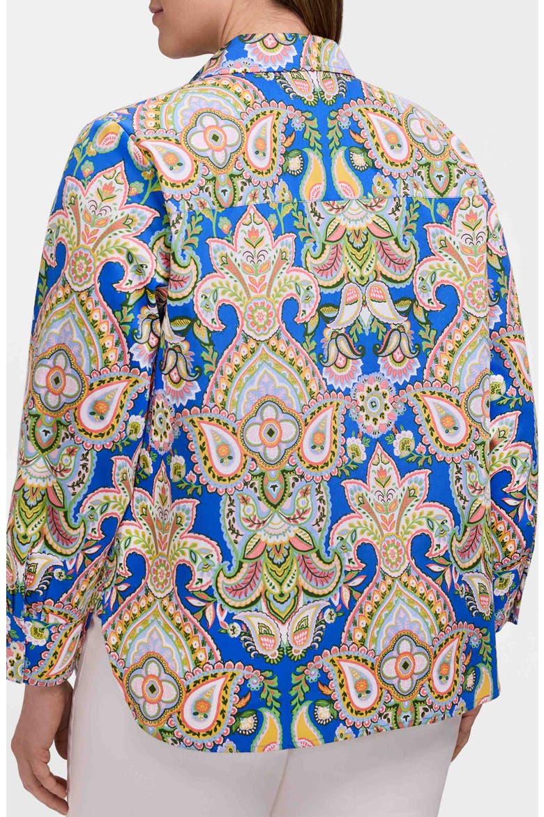 Meghan Print Shirt, Alternate, color, BLUE/ MULTI