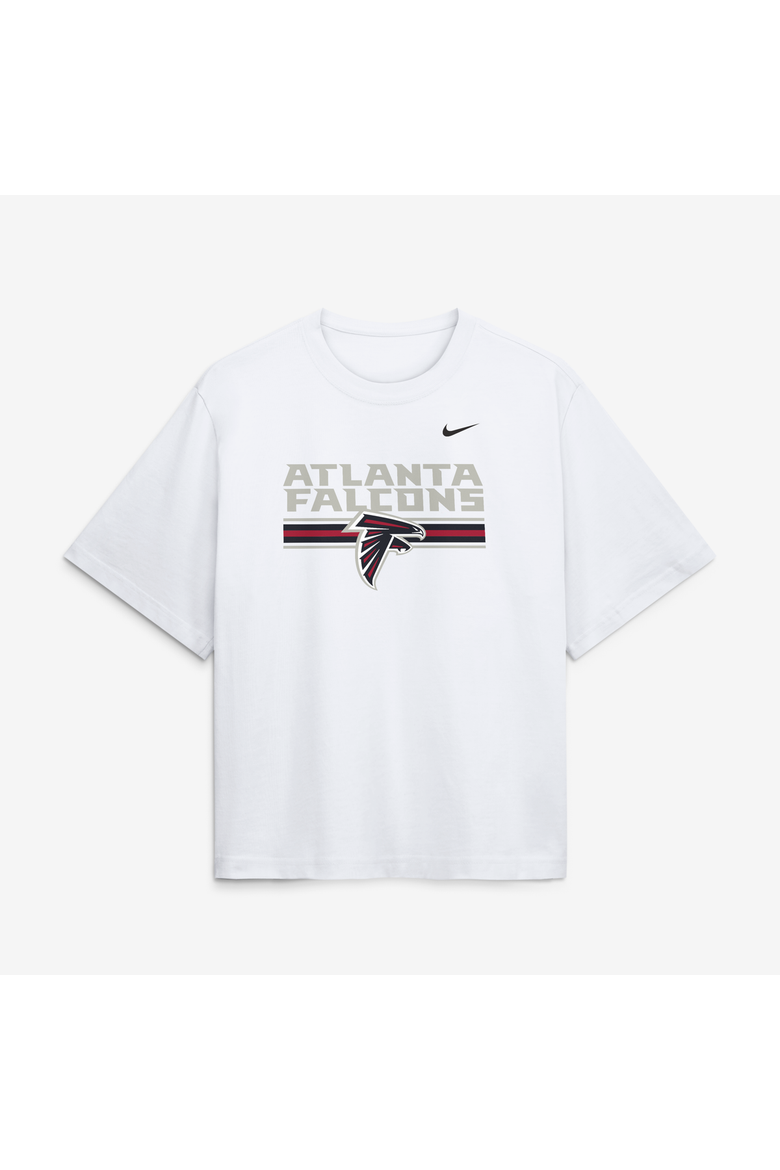 Women's Nike White Atlanta Falcons Redesign Boxy T-Shirt, Alternate, color, White