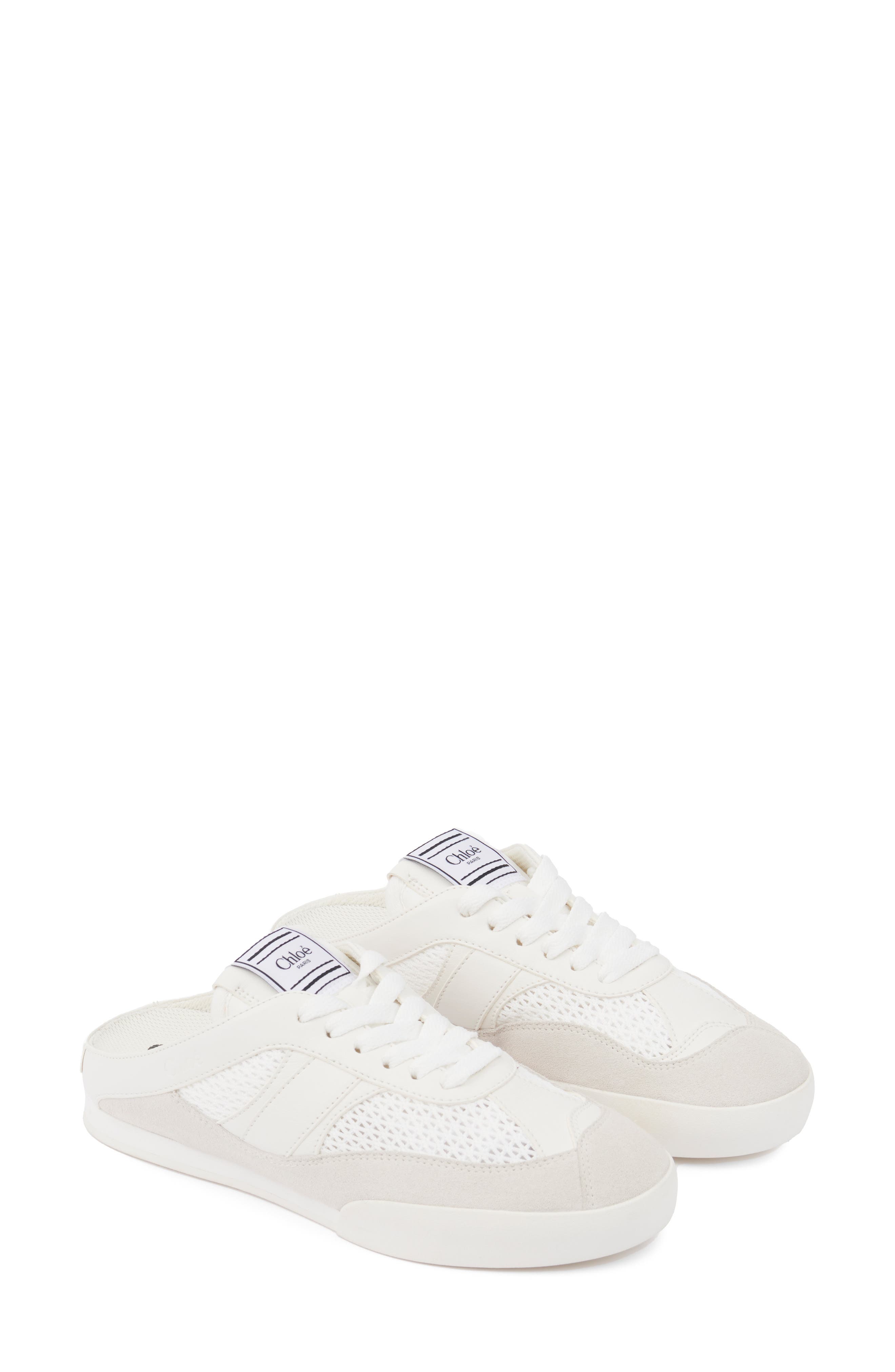 Chloé Kick Mule Sneaker, Alternate, color, Cloudy Cream