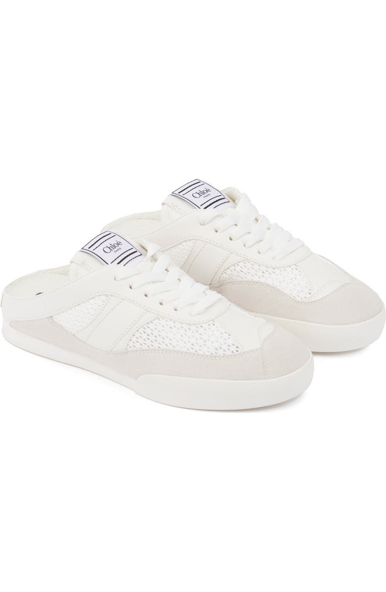 Chloé Kick Mule Sneaker, Alternate, color, Cloudy Cream