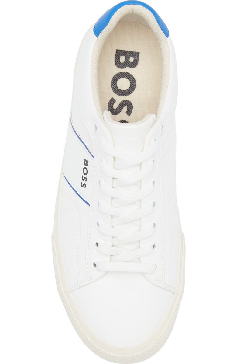 BOSS Aiden Tennis Sneaker, Alternate, color, White/Blue