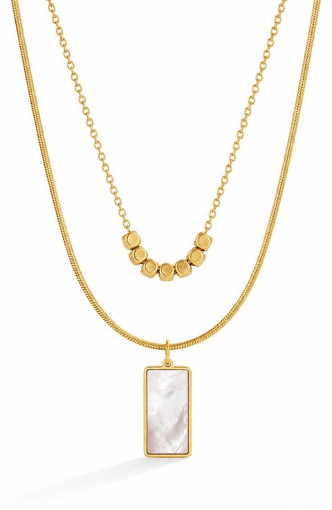 Layered Pendant Necklace