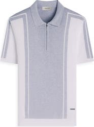 Bugatchi Quarter Zip Polo Sweater