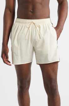 BOSS Side Stripe Stretch Swim Trunks