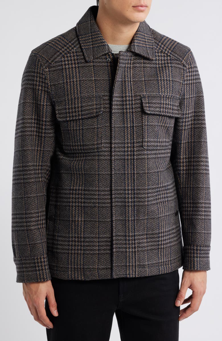 Pendleton Boulder Glen Plaid Insulated Trucker Jacket, Alternate, color,