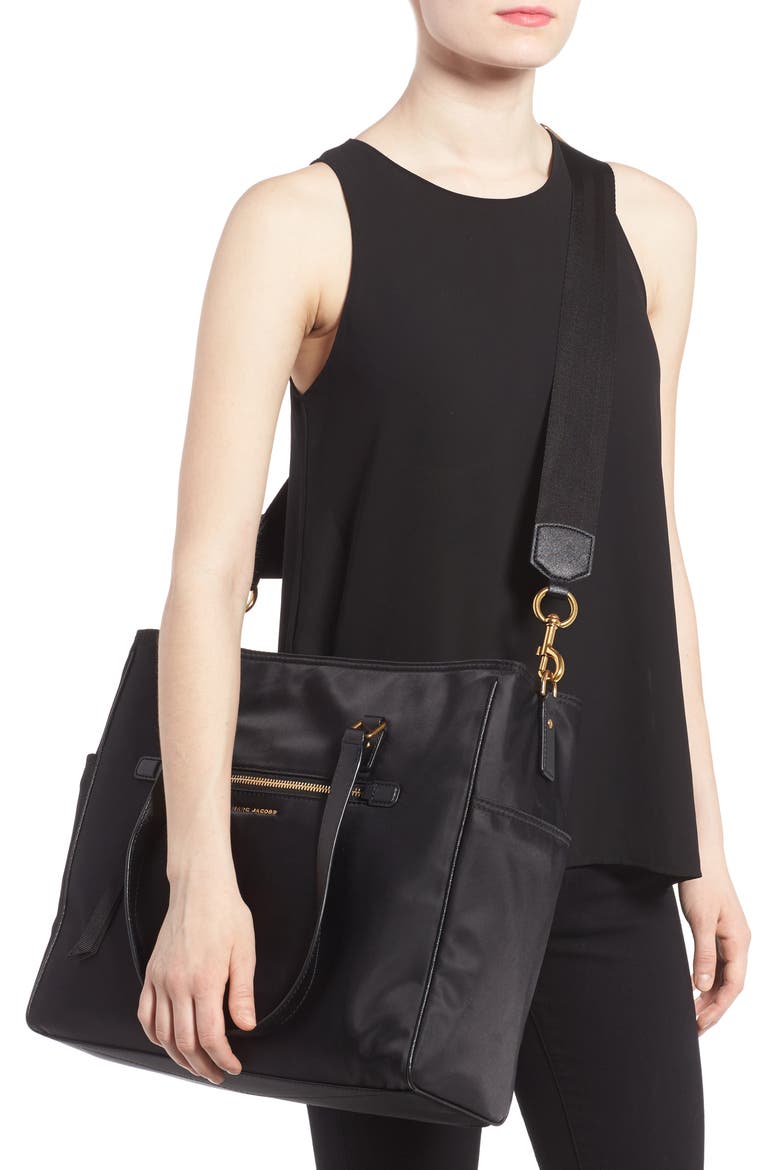Trooper Nylon Baby Bag, Alternate, color, BLACK