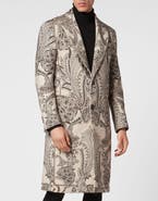 PHILIPP PLEIN Coat Long Paisley Men