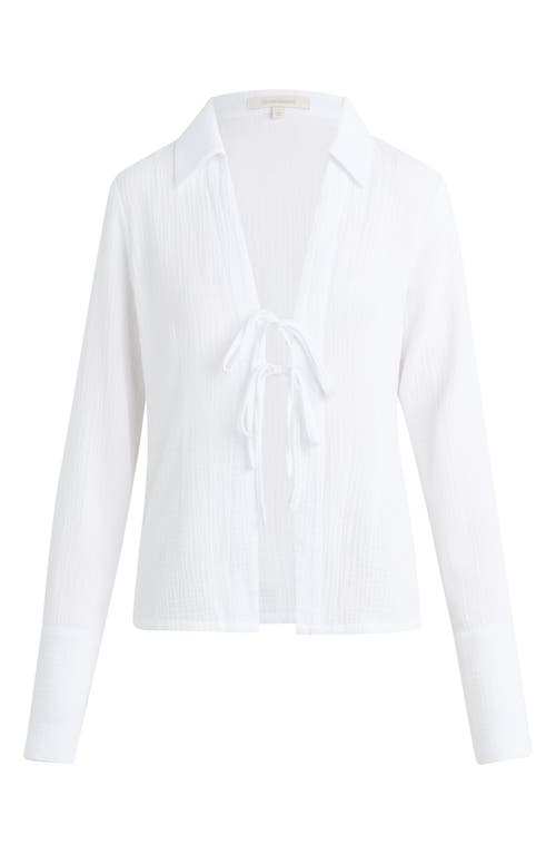 Favorite Daughter The Tied And True Gauze Top