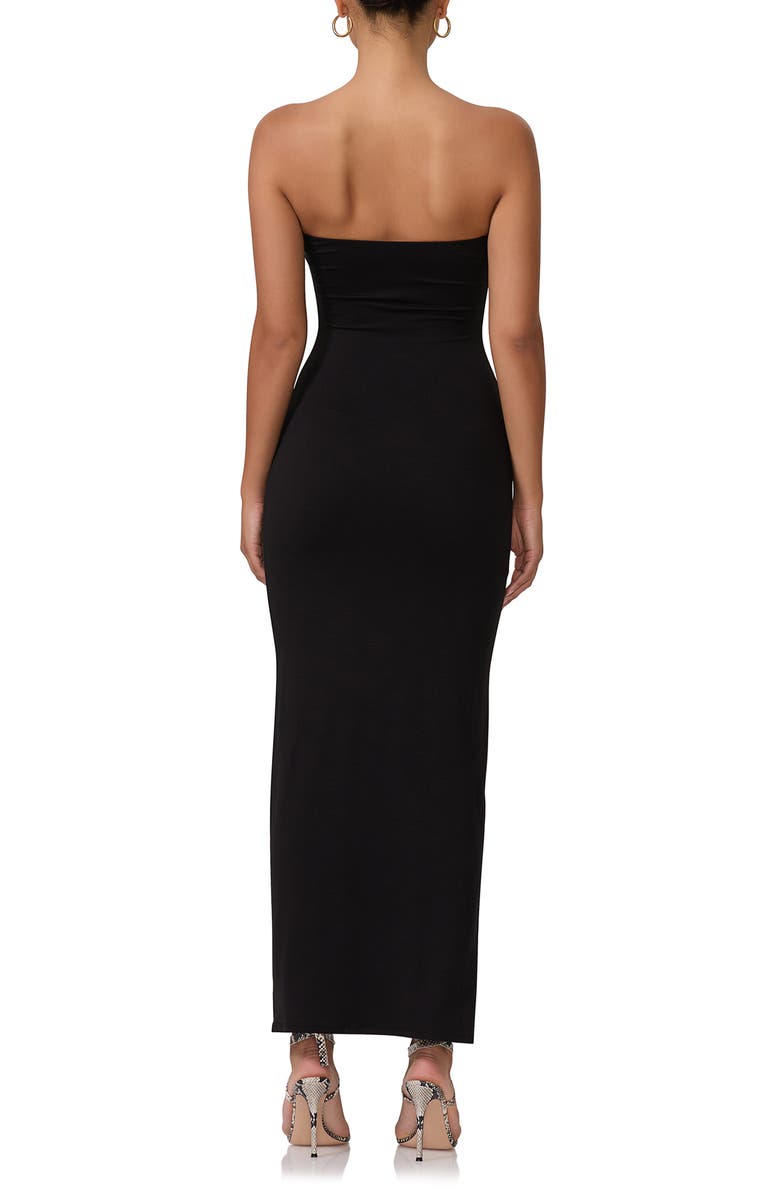 AFRM Dunn Strapless Knit Maxi Dress, Alternate, color, 