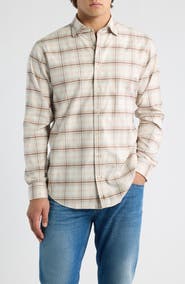 johnnie-O Palisades Plaid Stretch Cotton Shirt