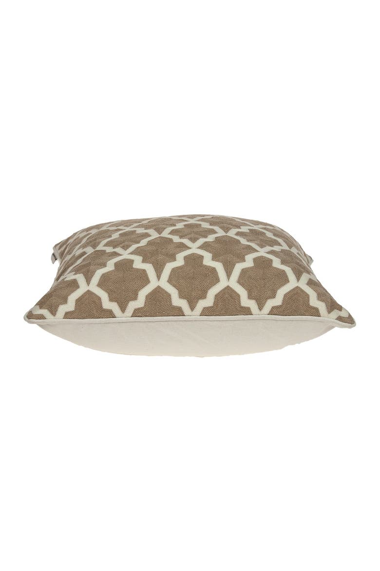 Canita Transitional Pillow - 20" x 20" - Beige, Alternate, color, BEIGE