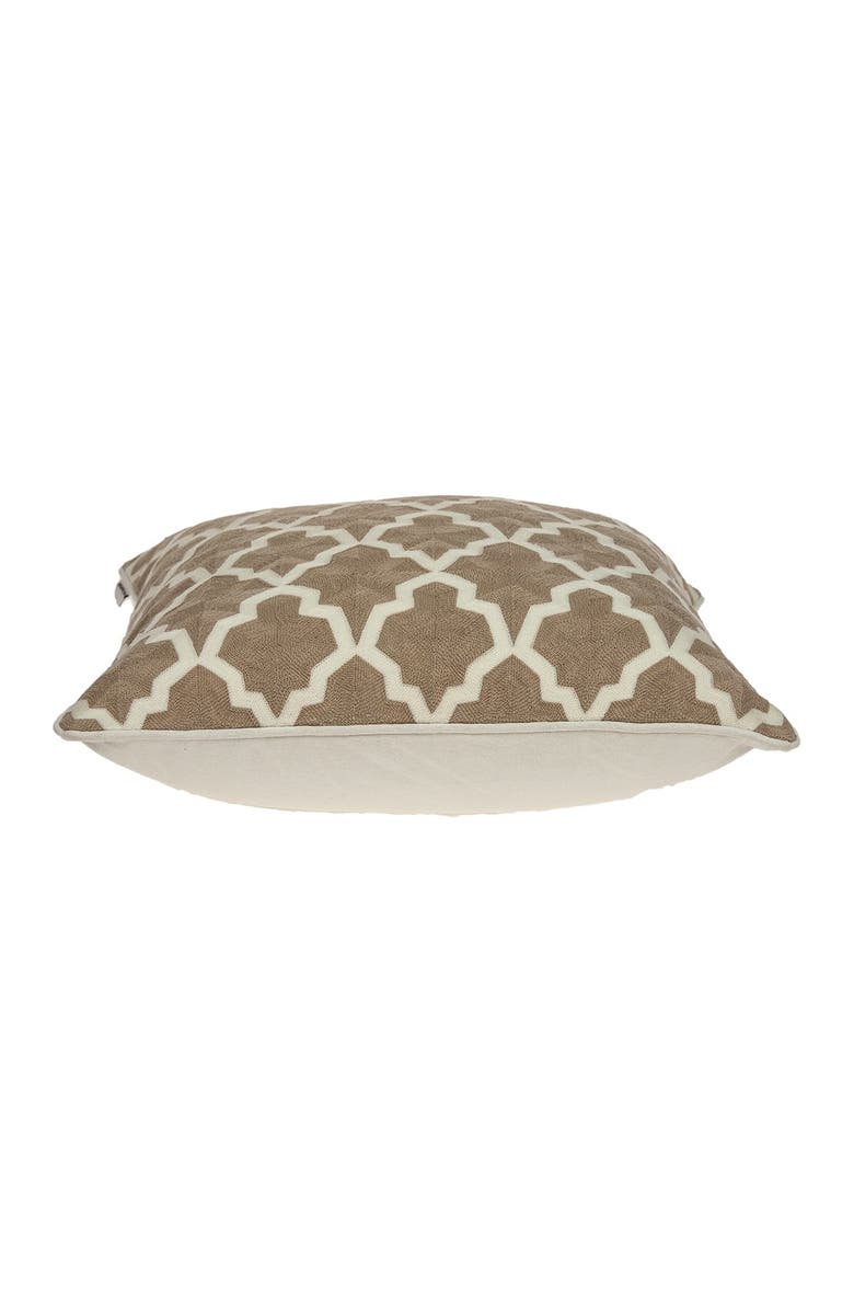 PARKLAND COLLECTION Canita Transitional Pillow - 20" x 20" - Beige, Alternate, color, Beige