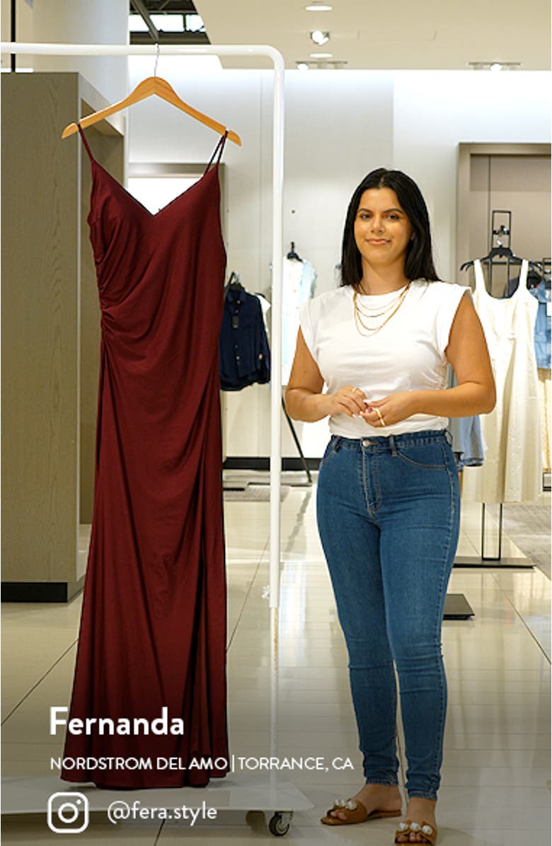 Sleeveless Jersey Mermaid Gown, sales video thumbnail