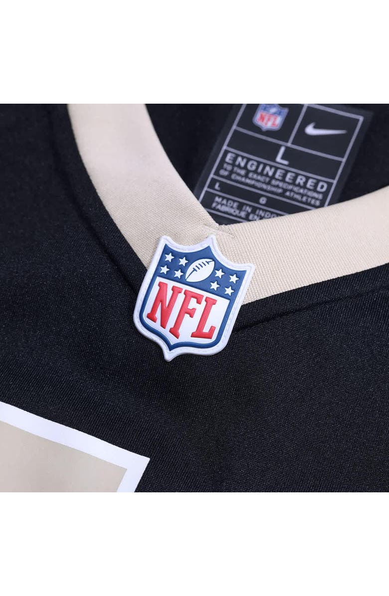Nike Men's Nike Chris Olave Black New Orleans Saints Player Game Jersey, Alternate, color, Black