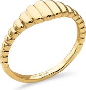 DEVATA Ribbed Band Ring