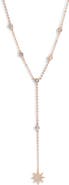 Mazin Jewels Starburst Lariat Necklace