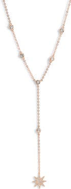 Mazin Jewels Starburst Lariat Necklace