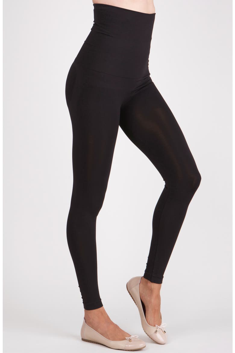 Postpartum Shaping Leggings, Main, color, BLACK