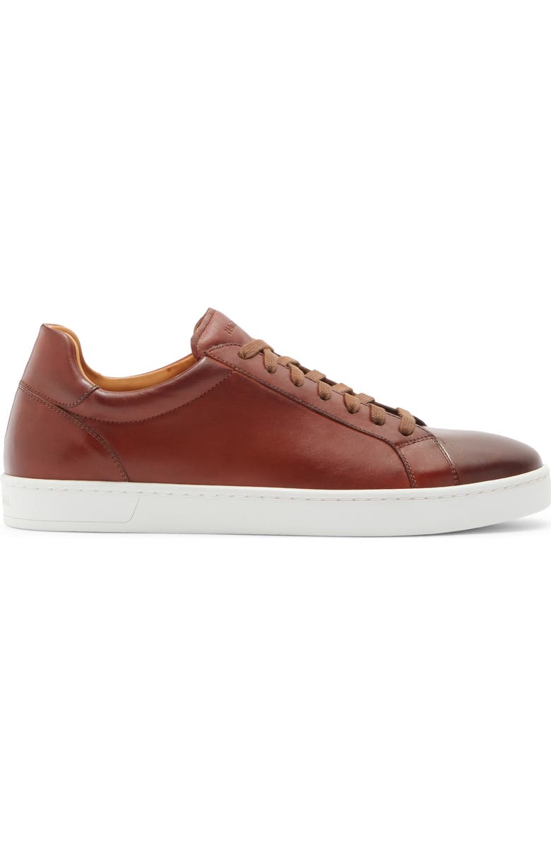 Magnanni Elonso Low Top Sneaker, Alternate, color, Cognac
