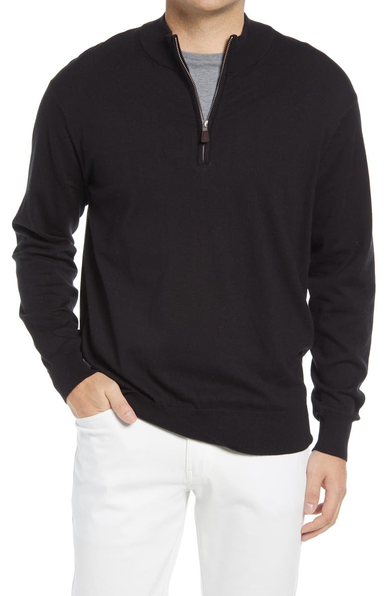 Peter Millar Crown Quarter Zip Pullover, Main, color,