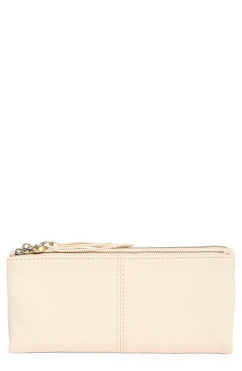 Keen Large Zip Top Leather Wallet