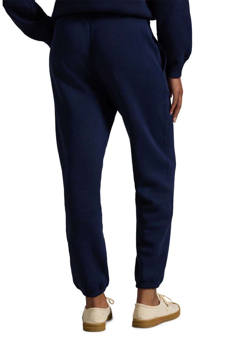 Cotton Blend Fleece Joggers, Alternate, color, NAVY