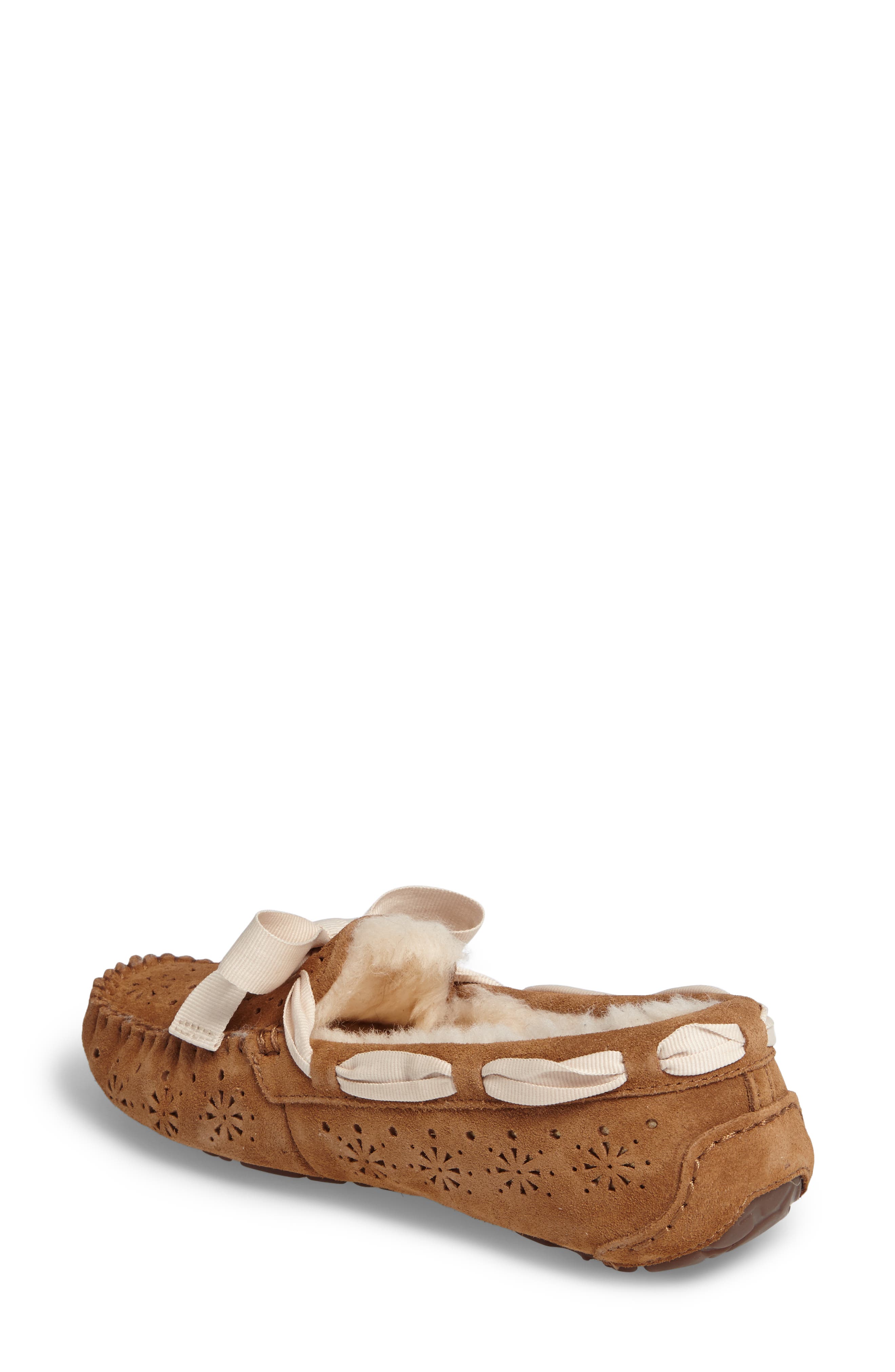 Dakota Sunshine Slipper, Alternate, color, CHESTNUT SUEDE