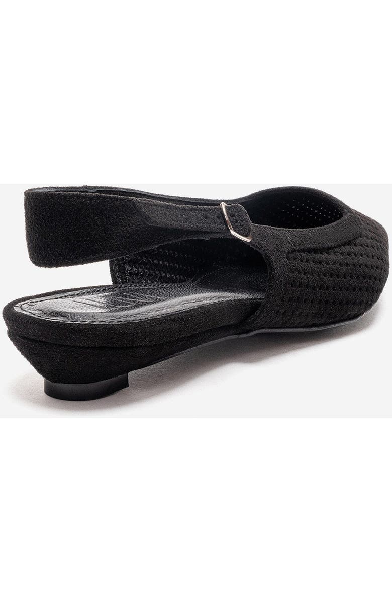 Prologue Shoes Aviva Slingback Pointed Toe Pump, Alternate, color, Black Suede